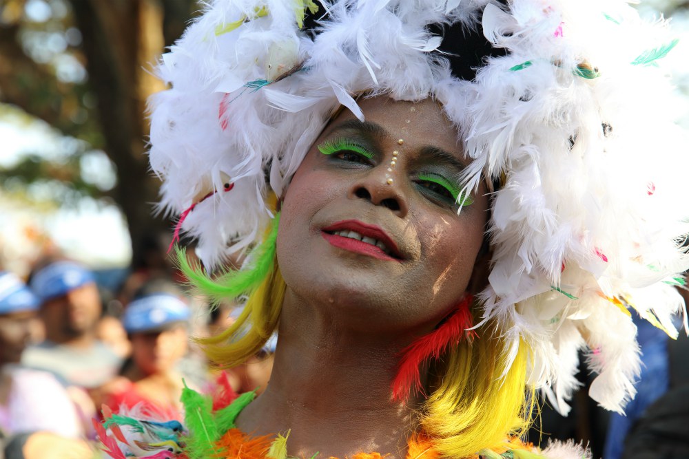 Novoroční karneval - Cochin, Kerala, Indie